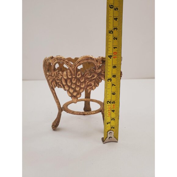 Brass display stand for egg, mineral, orb or large crystal ball, ostrich egg - Picture 9 of 9